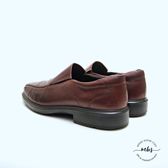 Ecco Helsinki Brown Leather‎ Loafer Slip Ons main image 10